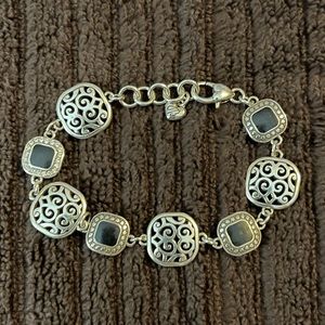 Brighton Bracelet Silver and Black